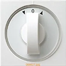 GIRA 066627, Drehgriff für Drehschalter Jalousie, reinweiss/ seidenmatt