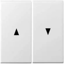 GIRA 029427, Wippe Jalousie, reinweiss/ seidenmatt, für EInsatz 015800 und 015900