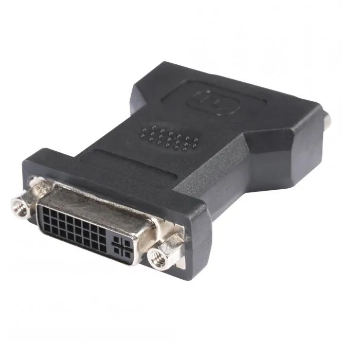 HICON Adapter | DVI female gerade, schwarz