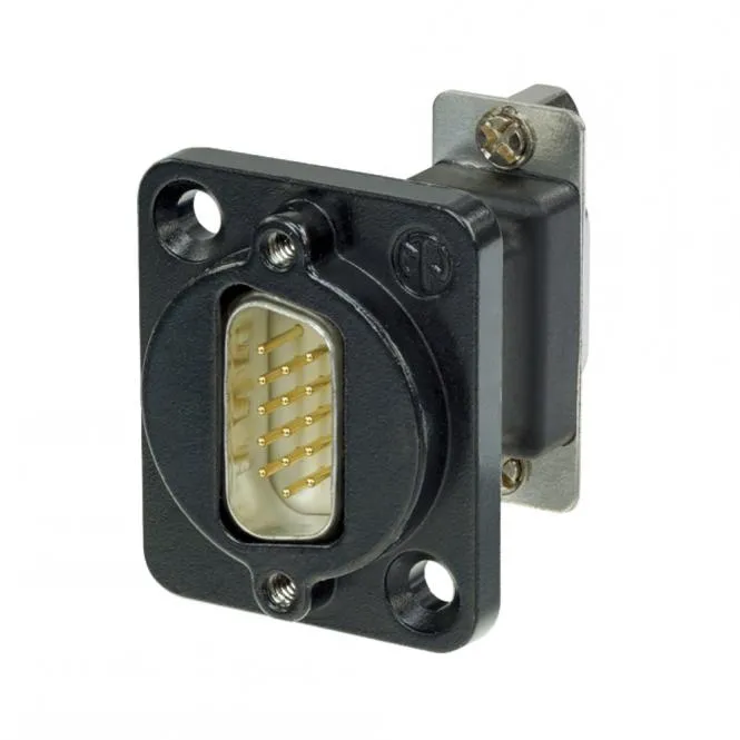 Neutrik | SUB-D 15-pol female/SUB-D 15-pol male Type D, schwarz