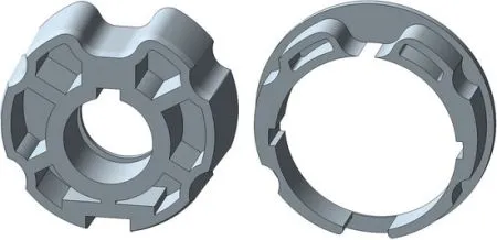 Rademacher Adapter-Set Large RTB für 78 Nutrohr mit Flachnut Typ AM60-D78F #93780143