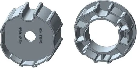 Rademacher Adapter-Set Medium Intelligente Rohrmotoren für 85 Flach-/Rundnut Typ AMI45-D85FR #93850735