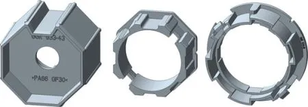 Rademacher Adapter-Set Small Intelligente Rohrmotoren für 60 Achtkantstahlwelle Typ AMI35-SW60 #93600718