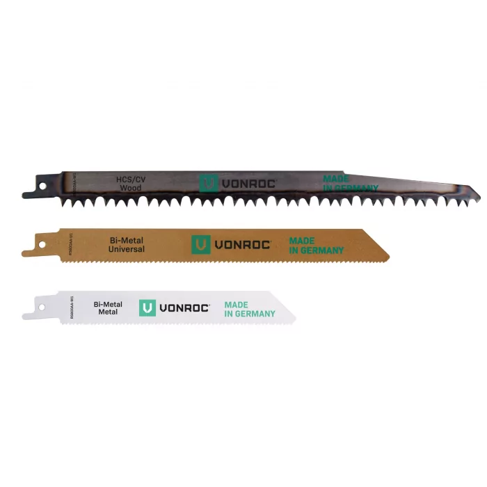 Sägeblätter 3 Stück Für Säbelsäge (Made in Germany)