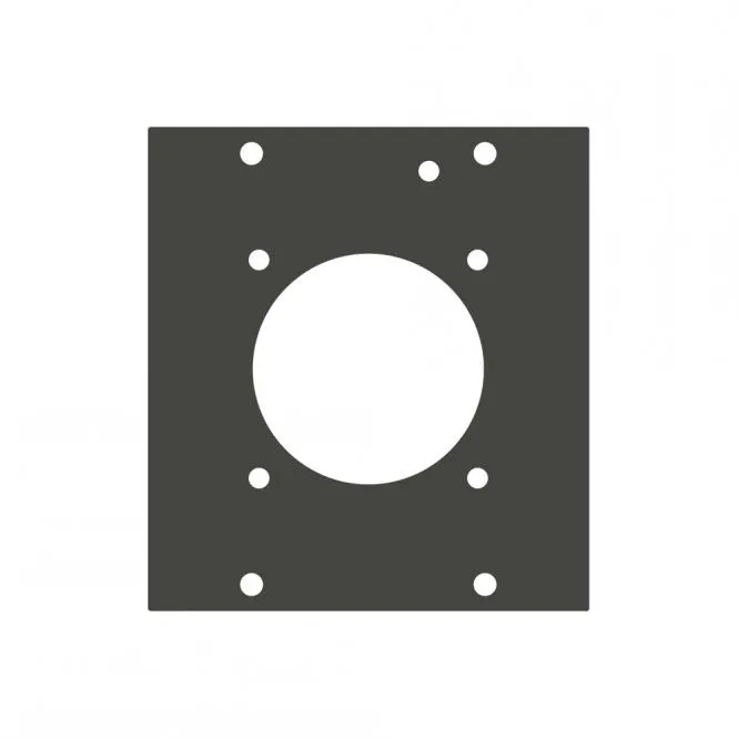 Seitenblech LK37-Loch, 2 HE; Tiefe: 80 mm für SYSBOXX, Farbe: anthrazit, RAL 7016