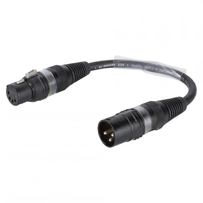 Sommer cable Adapterkabel | XLR 3-pol male/XLR 5-pol female gerade