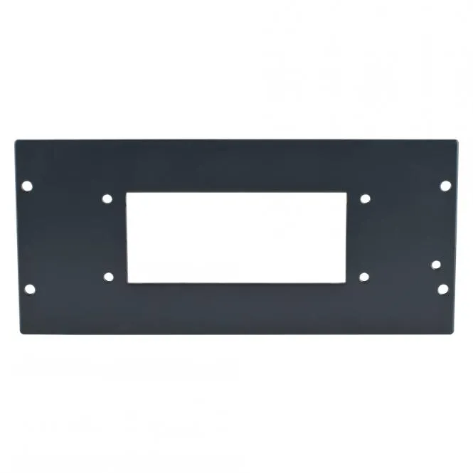 SYSBOXX Seitenblech Leerblech, 4 HE für SYSBOXX, Stahlblech 2mm verzinkt, Farbe: anthrazit, RAL 7016