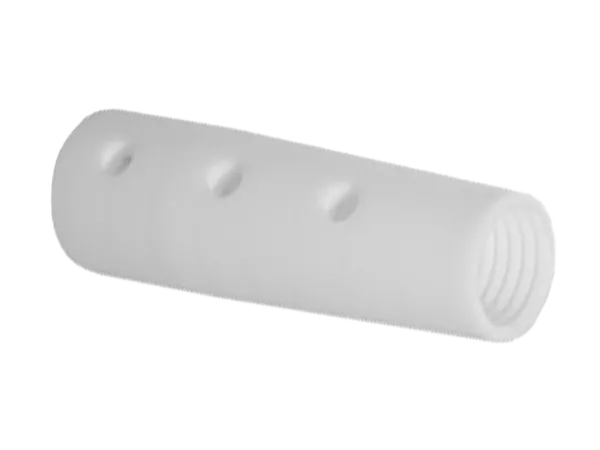 Verstellhülse konisch mit Kühlbohrungen aus temperaturbeständigen Teflon (Gewinde M 12, M14 M16)